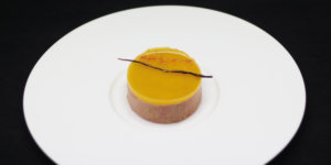Délice de foie gras, vanille, mangue, fruit de la passion